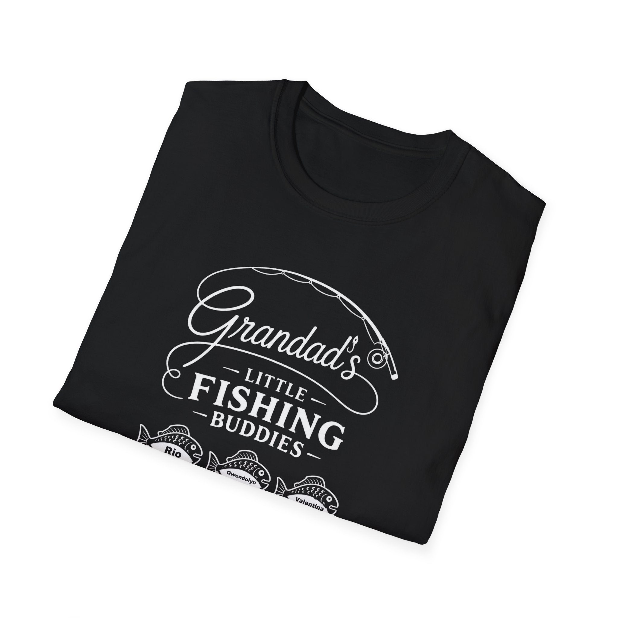 Granddad’s Little Fishing Buddies T-Shirt — Father/Grandparent Fishing Gift