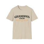 Grandpa's Crew T-Shirt — "Small Humans, Big Love" Grandpa Gift