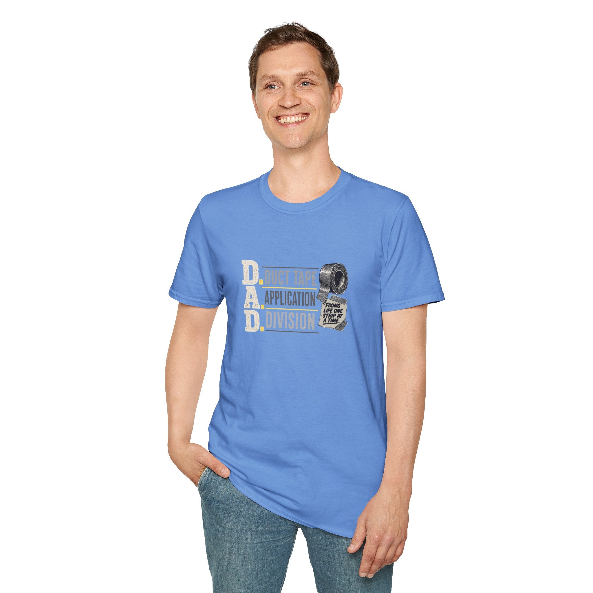 D.A.D. Duct Tape Application Division T-Shirt — Funny DIY Repair Tee