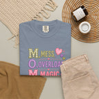 M.O.M. Graphic Tee — "Mess Overload Magic" Cute Mom Shirt