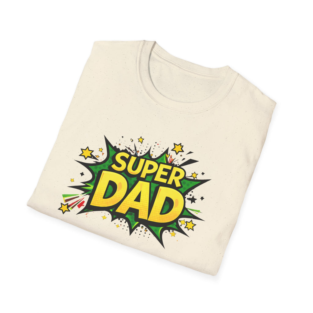 Super Dad Comic-Style T-Shirt — Father's Day Gift Tee