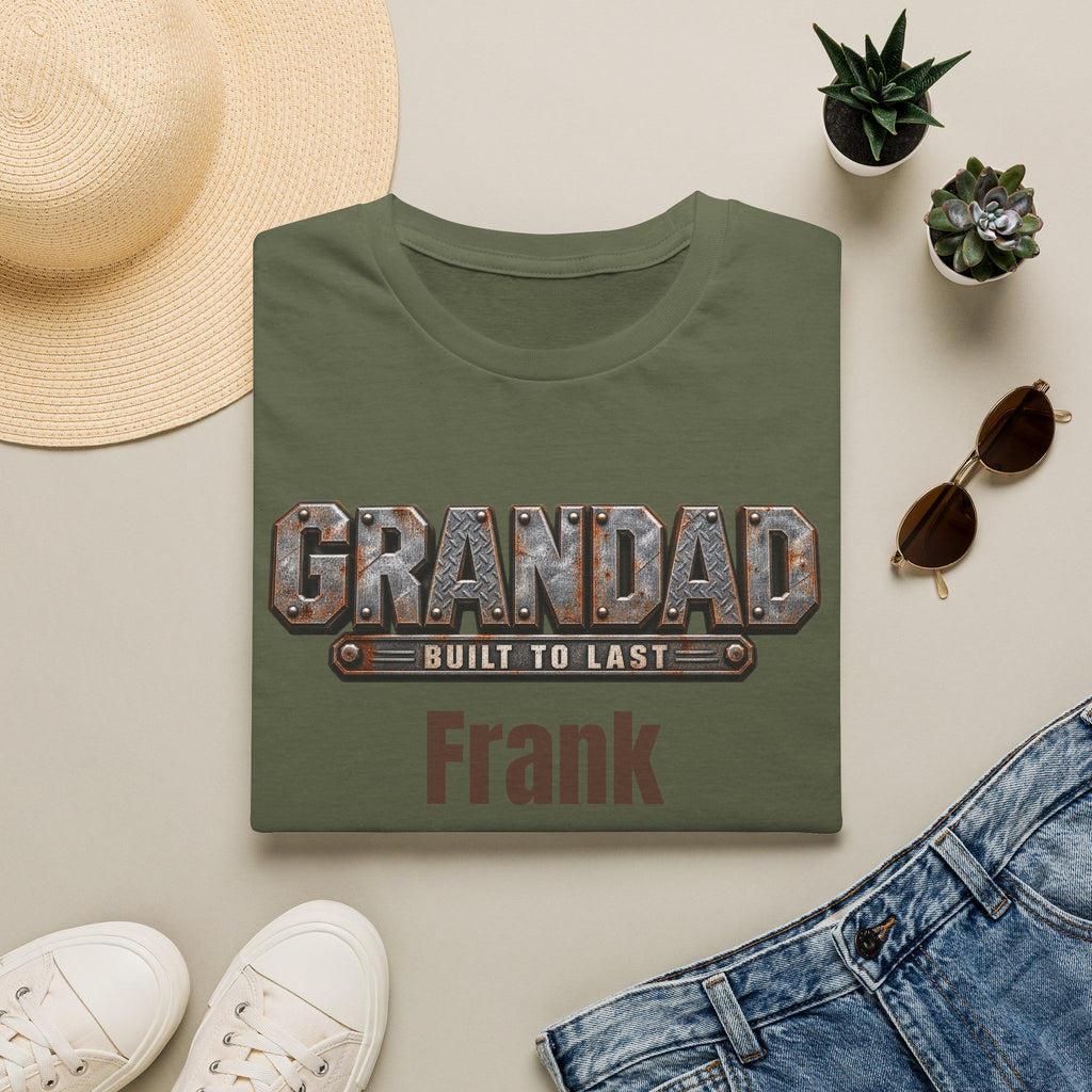 Grandad "Built to Last" T-Shirt — Personalise