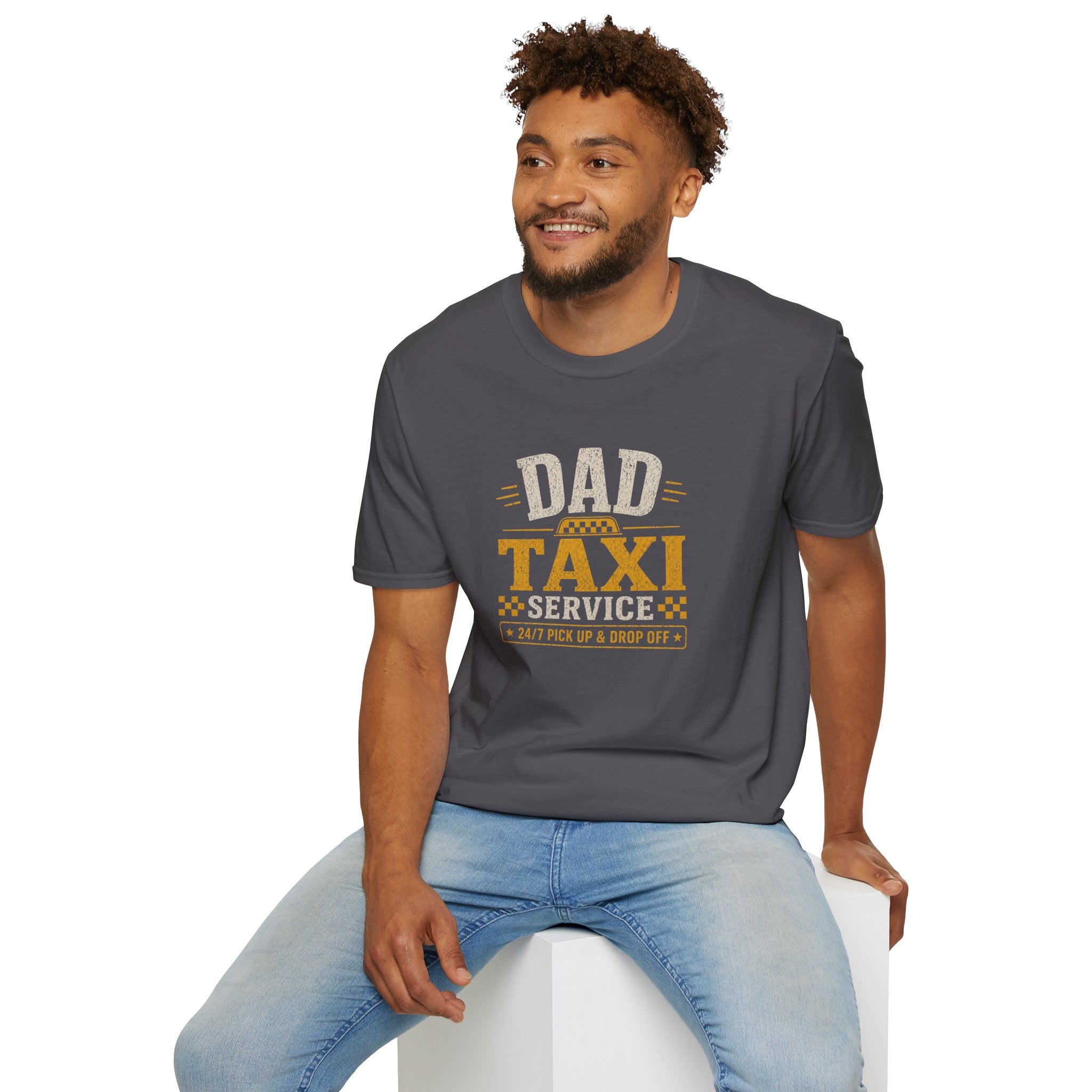Dad Taxi Service T-Shirt — Funny Father's Day Pickup & Drop Off Tee