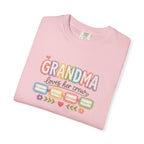 Grandma Loves Her Crew T-Shirt – Cute Pastel Grandma Family Tee