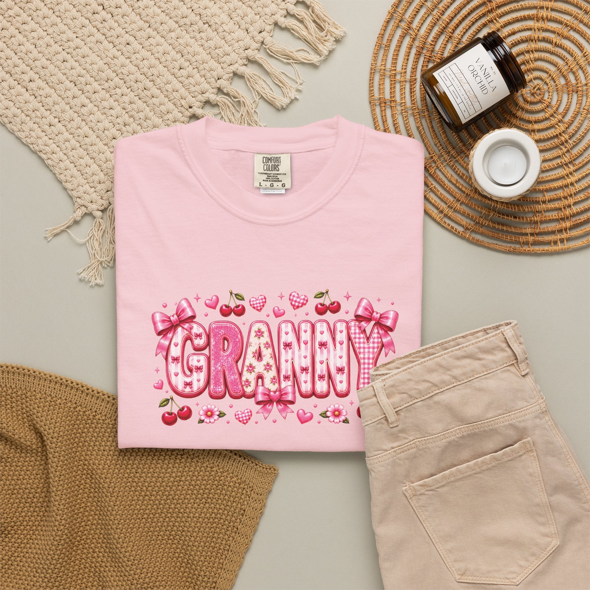 GRANNY Floral Heart T-Shirt