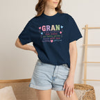 Grandma Floral T-Shirt — "GRAN is the sunshine that makes our family garden bloom with love"