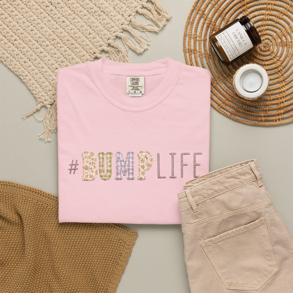 #BUMP LIFE Maternity Tee — Cute Pregnancy Shirt for Expecting Moms