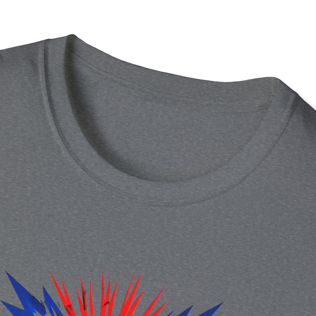 T-Shirt — "Super Papa" Union Jack/England themed Retro Comic Dad Shirt (Father's Day Gift)