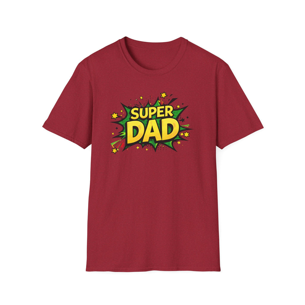 Super Dad Comic-Style T-Shirt — Father's Day Gift Tee