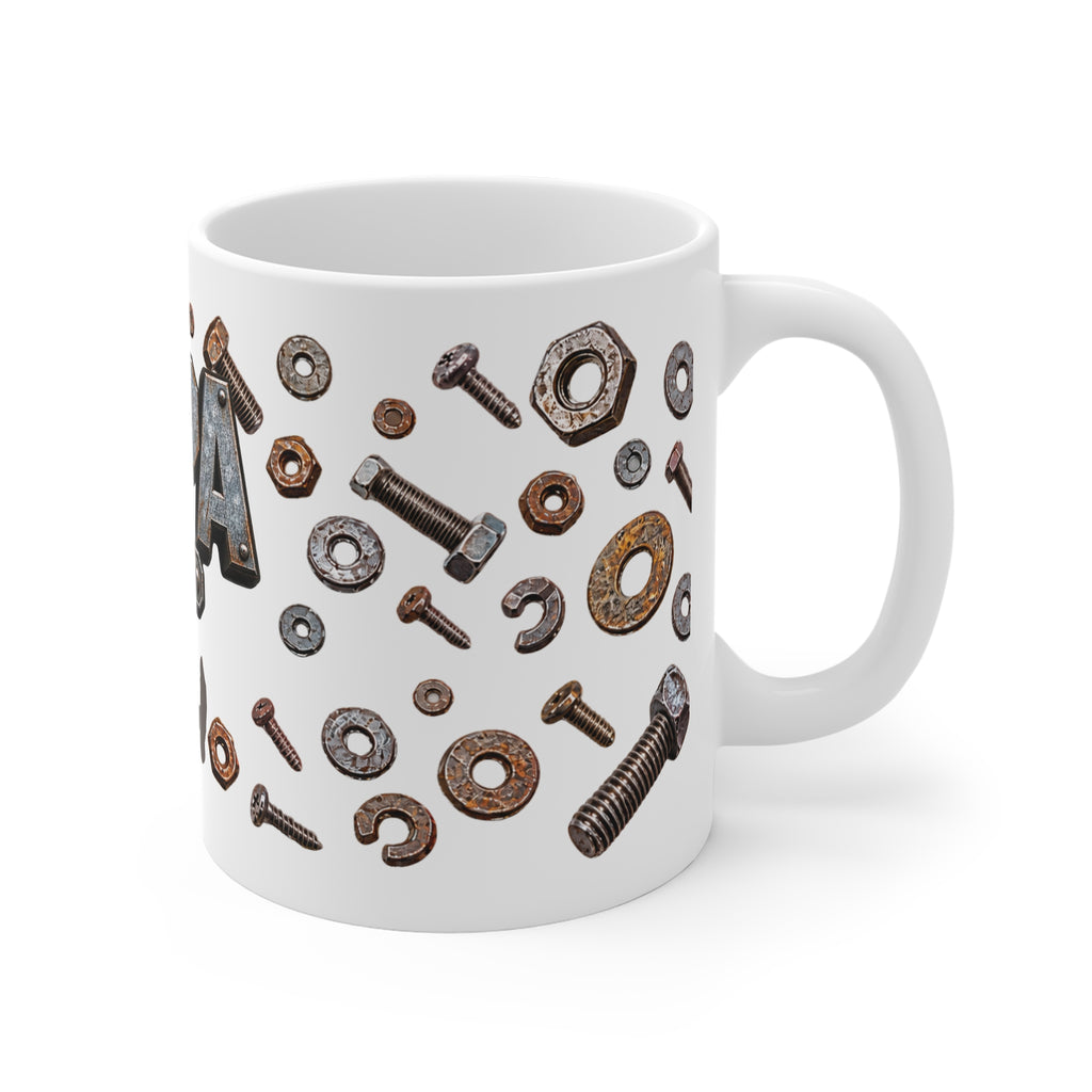Grandpa Built to Last Mug — Personalized