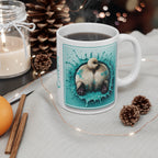 Copy of Pug Mug — "I Puggin' Like You!" in Teal Cute Dog Lover Coffee Mug
