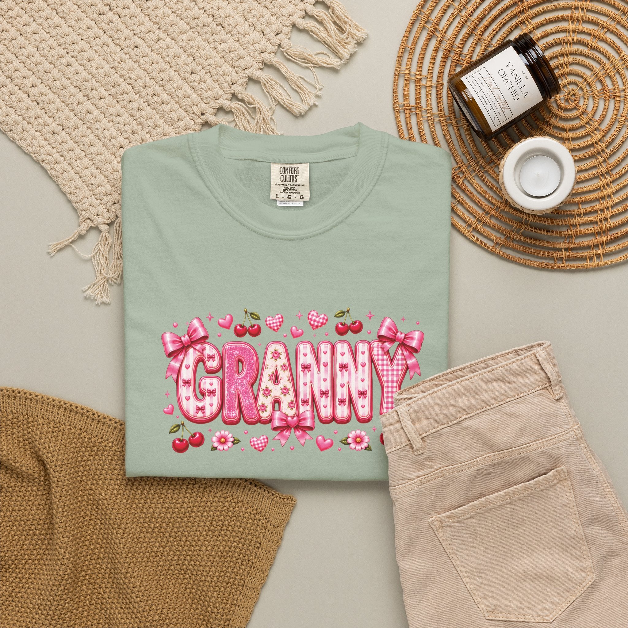 GRANNY Floral Heart T-Shirt