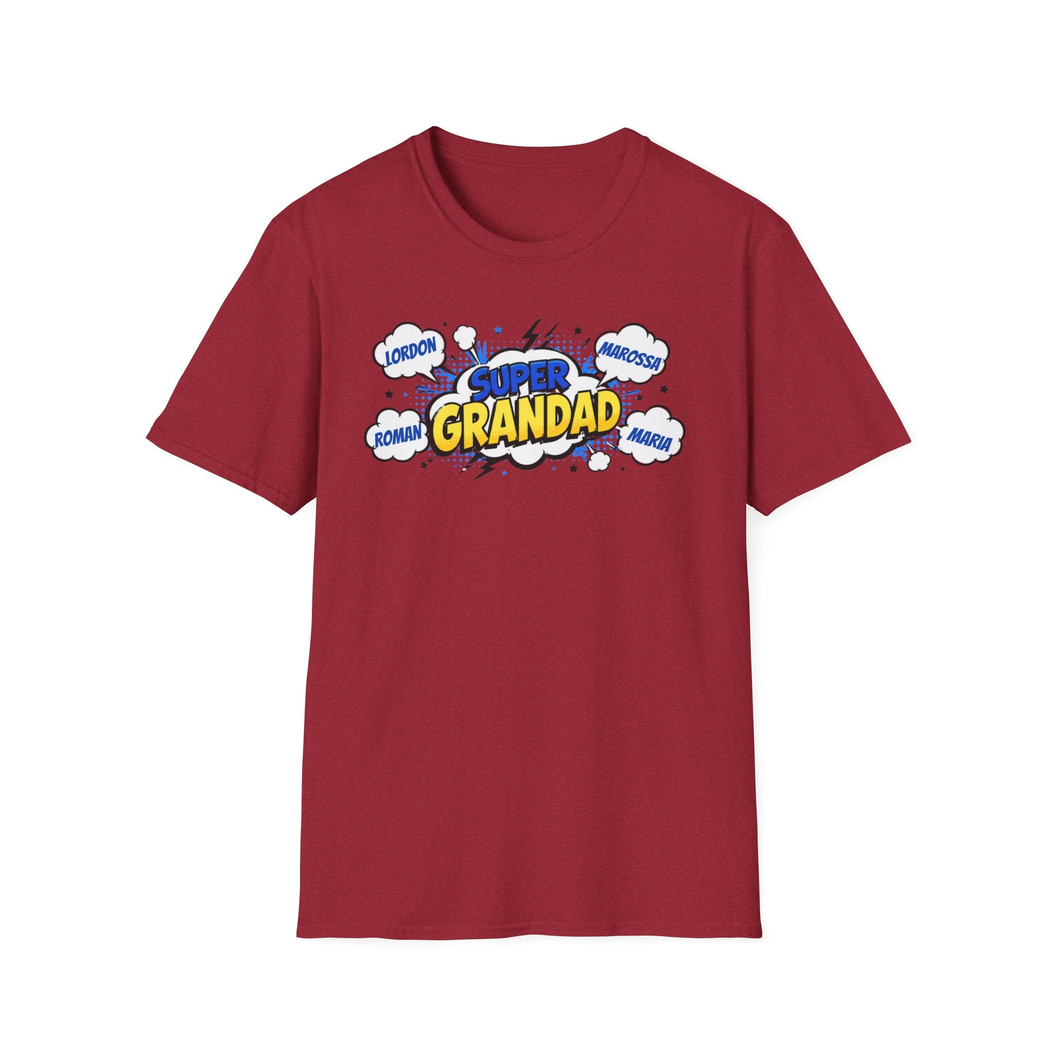 Super Grandad Comic-Style T-Shirt