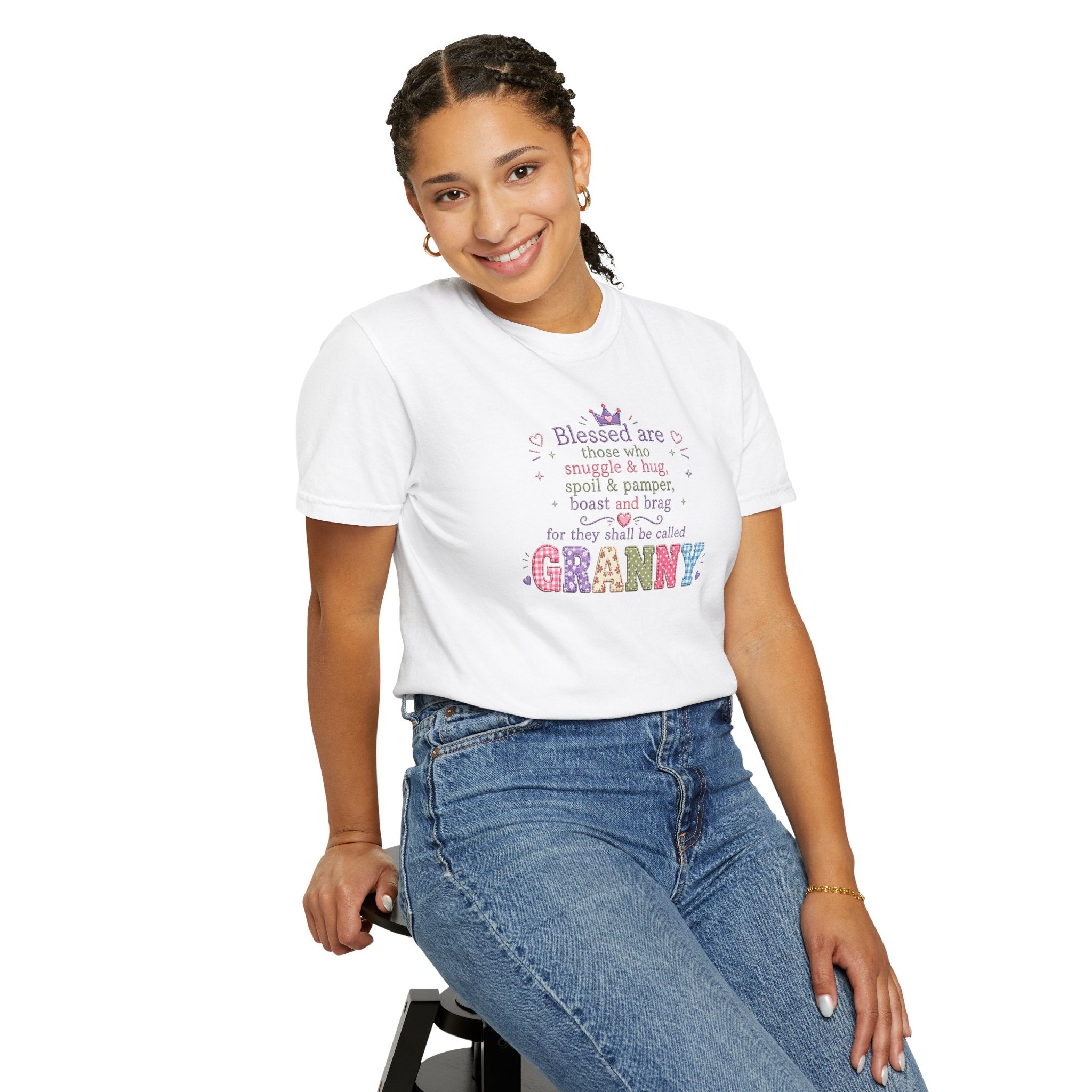 Granny Blessing T-Shirt — "Blessed are those who ... shall be called Granny" Gift Tee