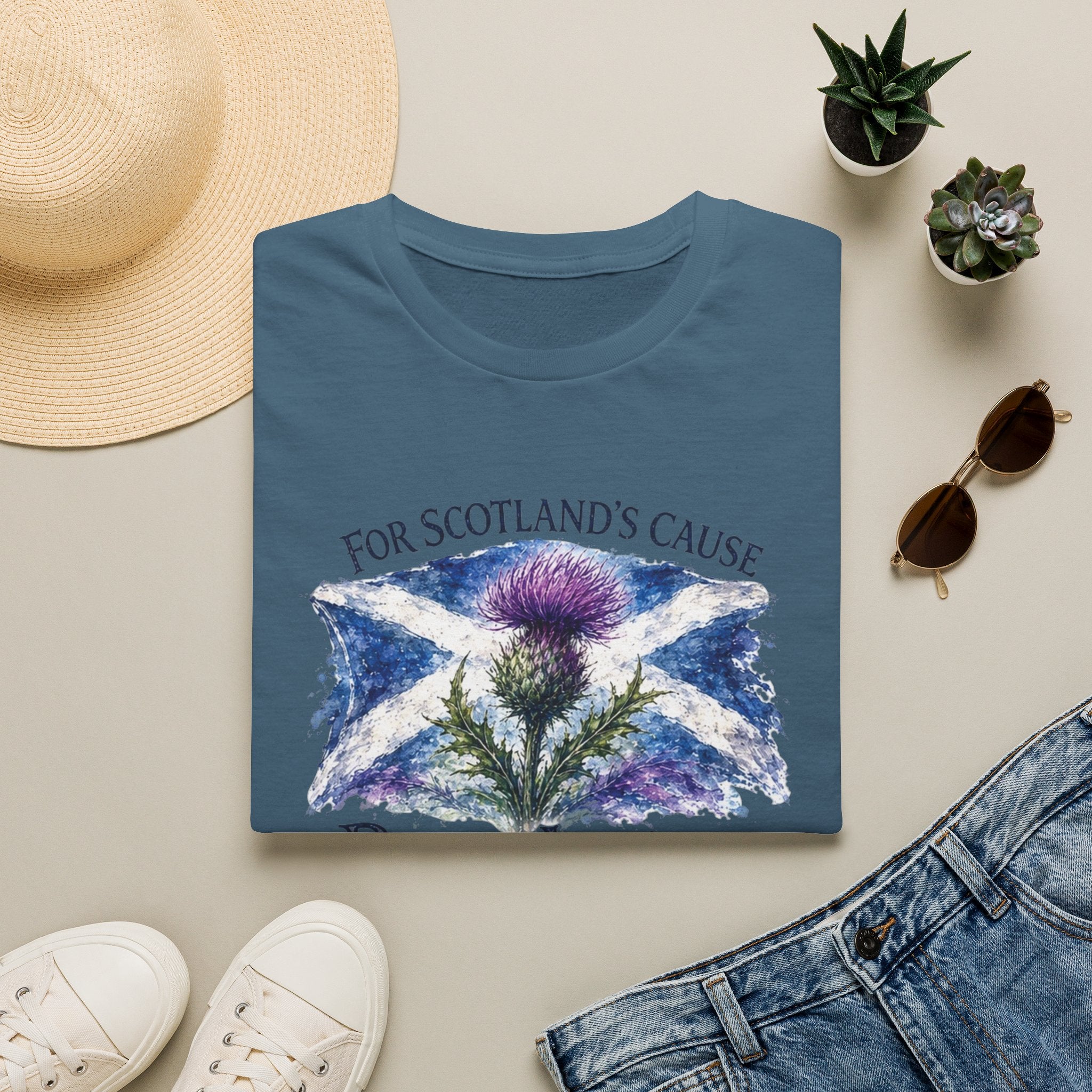 "For Scotland's Cause, Rise Again" Tee