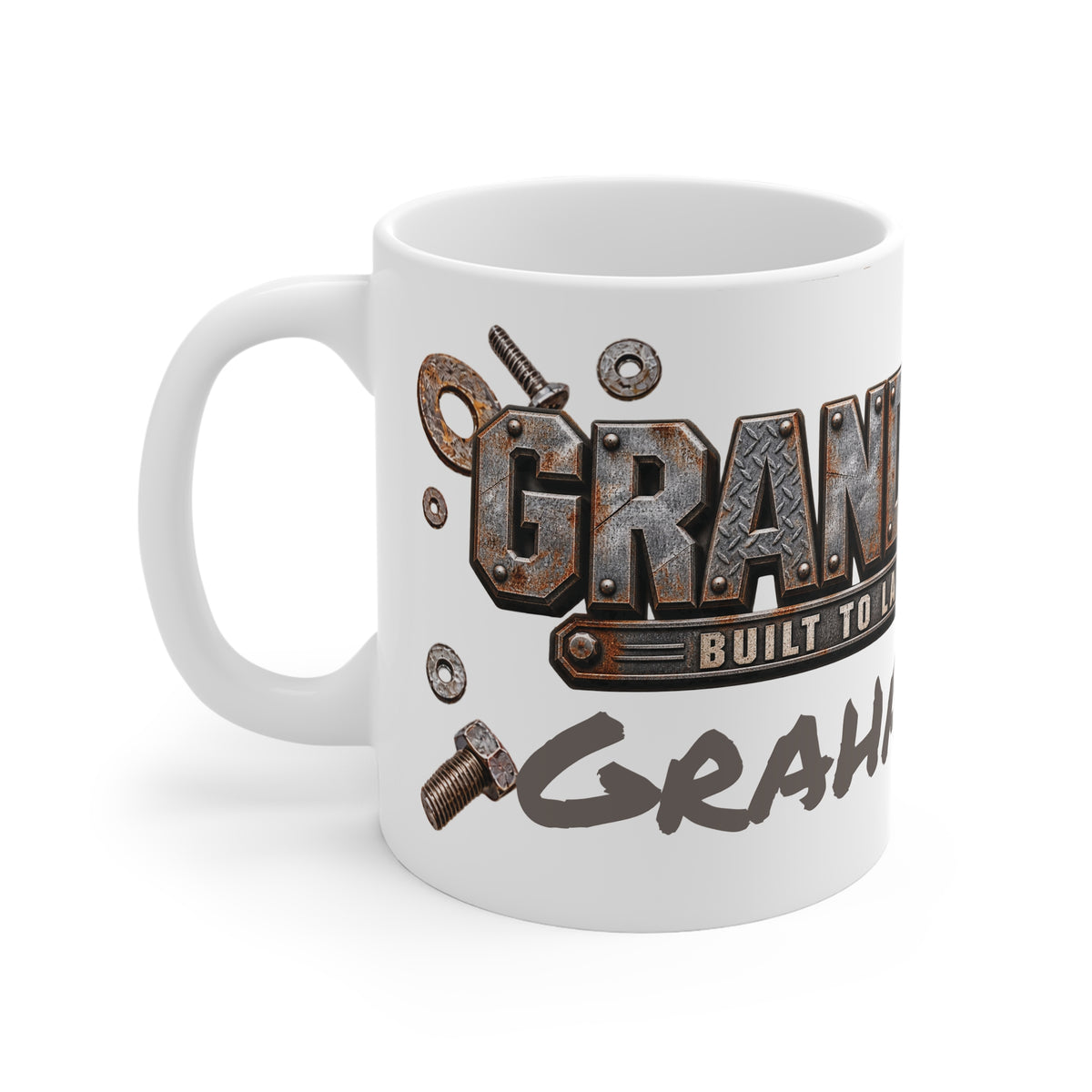 Grandad Built to Last Mug — Personalized