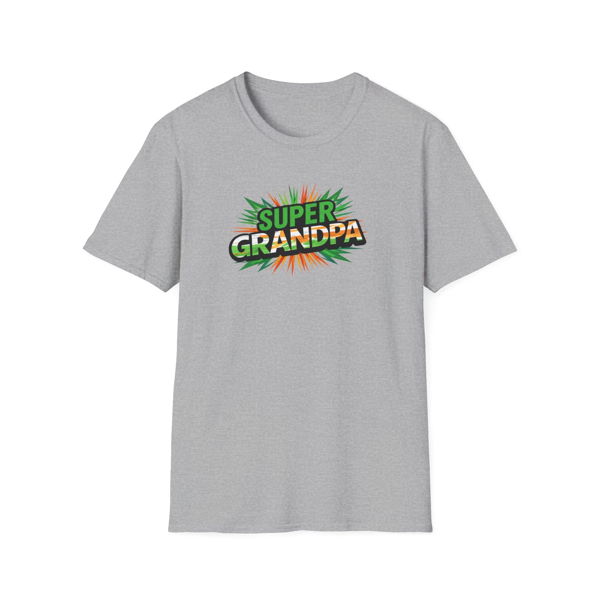 Super Grandpa Ireland Flag/Irish themed T-Shirt — Retro Comic Father's Day Gift