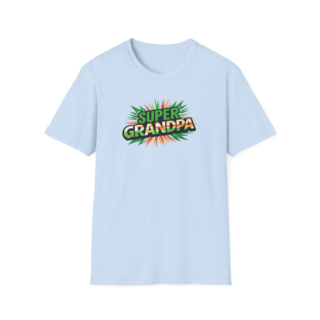 Super Grandpa Ireland Flag/Irish themed T-Shirt — Retro Comic Father's Day Gift