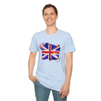 Union Jack Paint Brush UK Flag T-Shirt — British Pride Graphic Tee