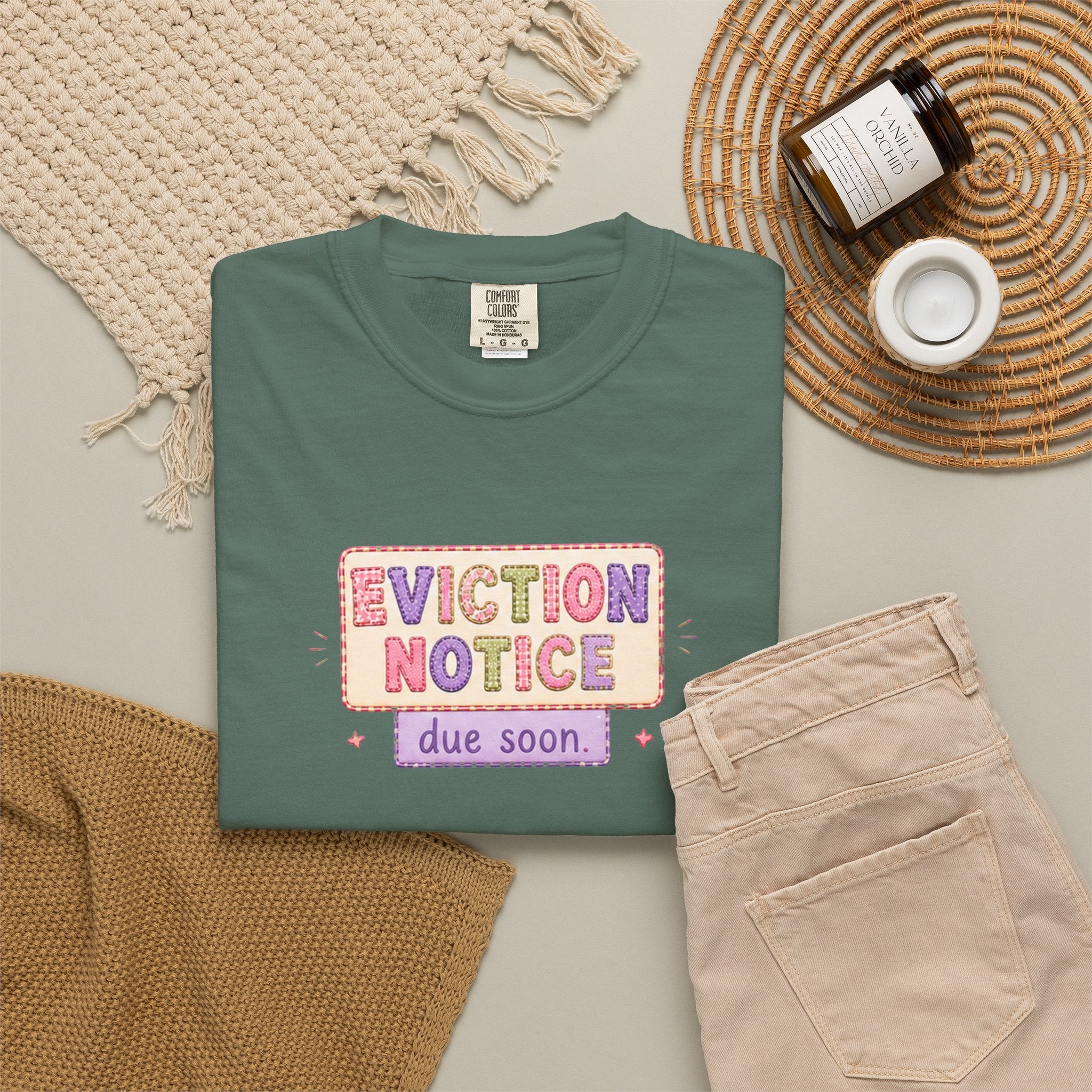 Eviction Notice "Due Soon" Graphic T-Shirt