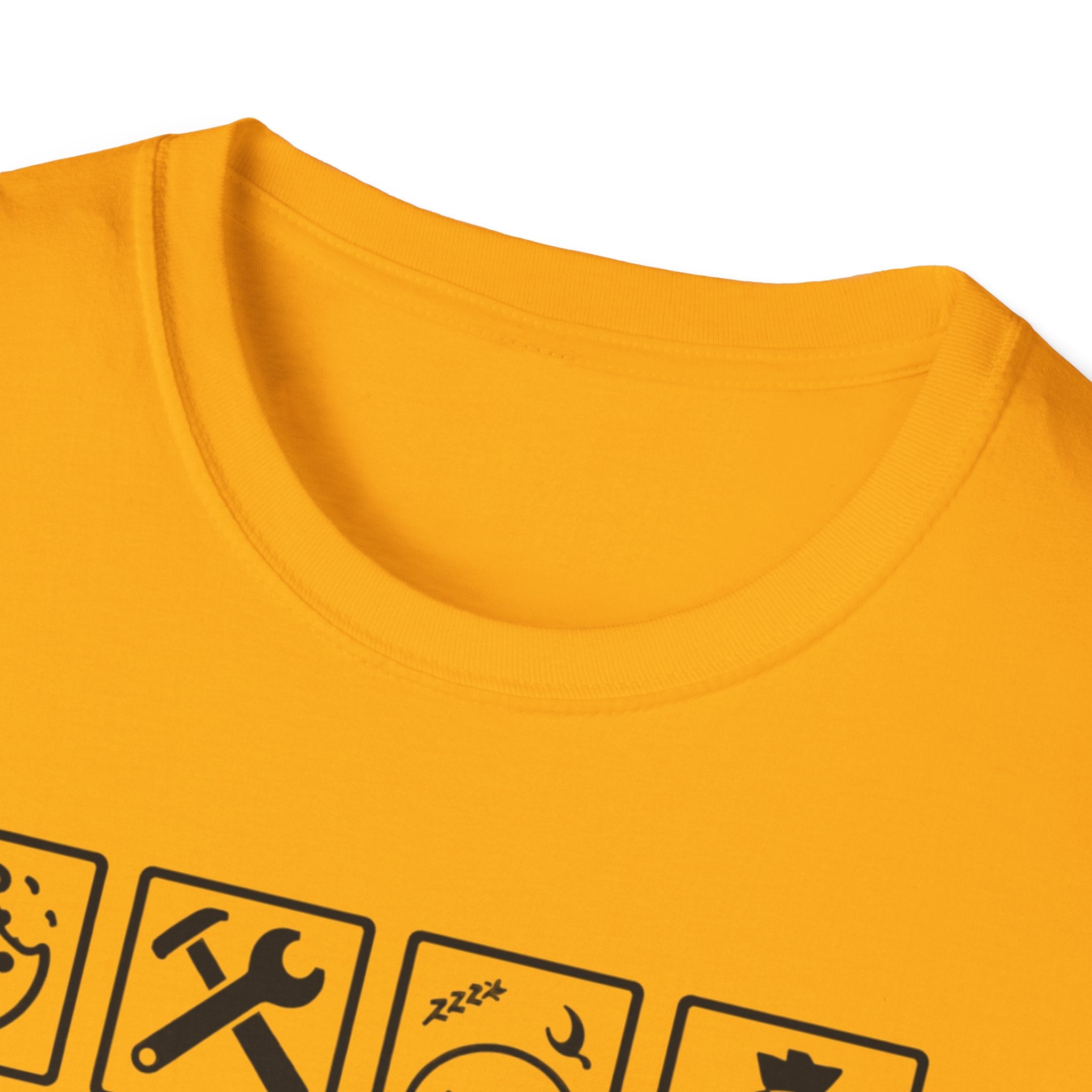 Grandad Warning T-Shirt — 'Warning: Spoils Grandkids & Hands Out Biscuits' Funny Grandpa Shirt