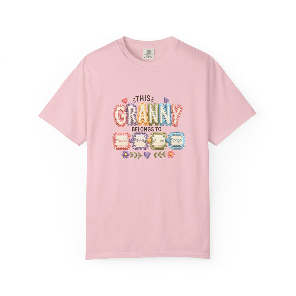Granny Belongs To Grandkids T-Shirt — Cute Floral Grandma Gift