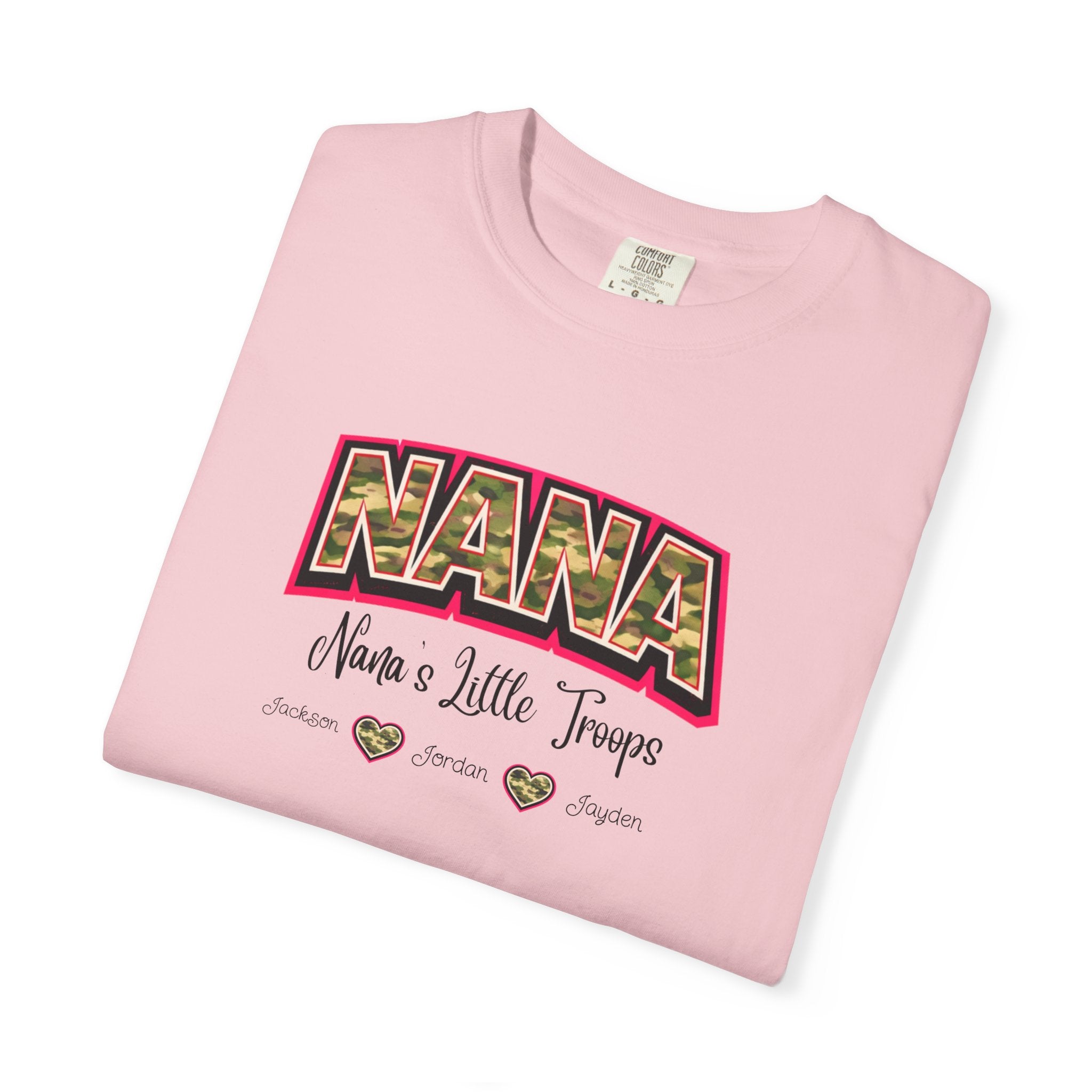 NANA Leopard Print Tee - "Nana's a Little Tramp" Graphic T-Shirt for Grandmothers