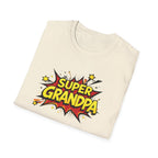 Super Grandpa T-Shirt – Comic Book Retro Graphic Tee for Grandfathers