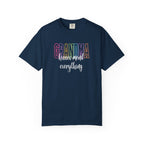 Grandma Pastel Rainbow T-Shirt — Retro Block Letter Grandma Tee