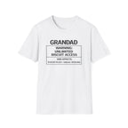 Grandad Warning T-Shirt – "Unlimited Biscuit Access" Funny Grandpa Gift
