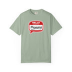 Hello My Name Is Mommy T-Shirt — Funny Mom Name Badge Tee