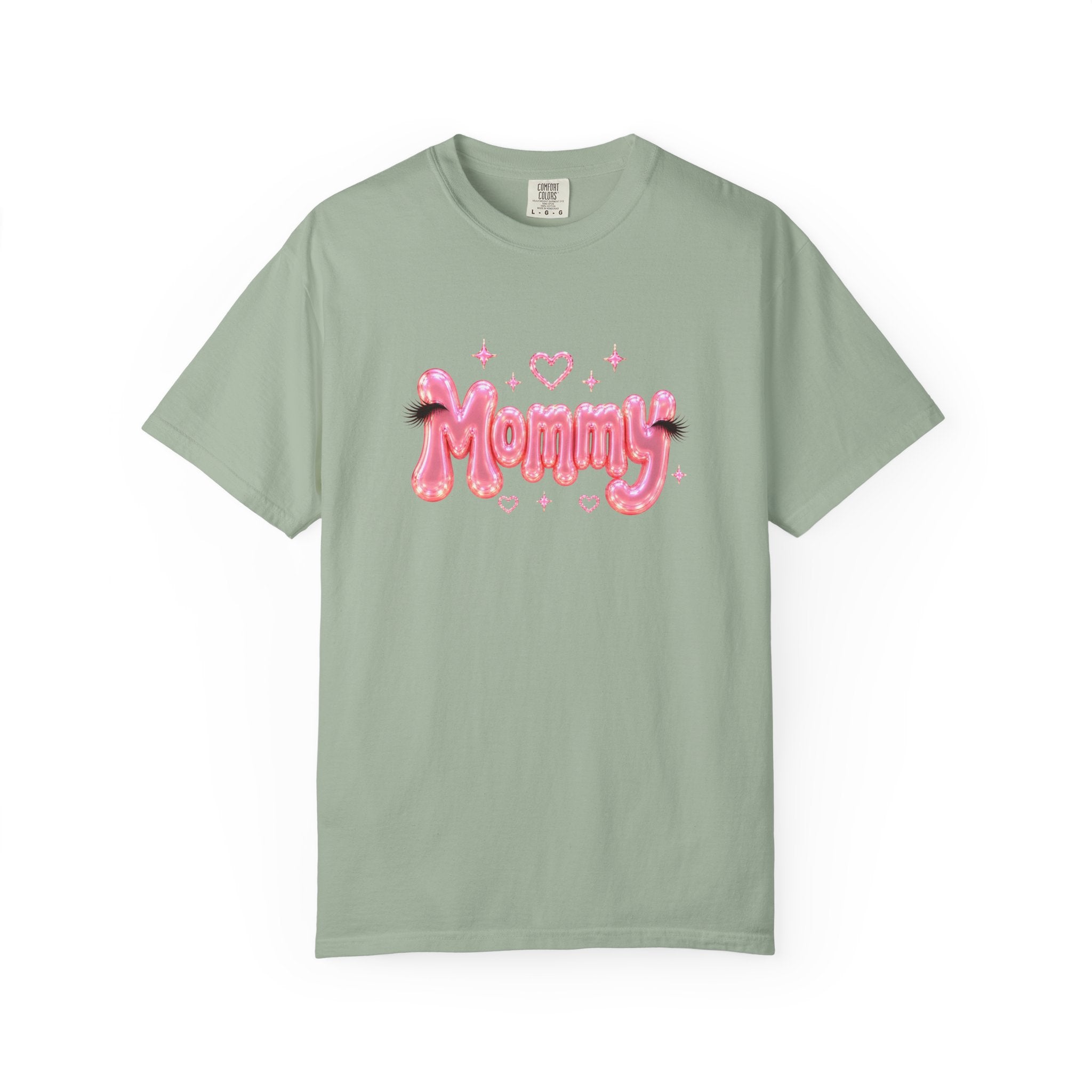 MOMMY Pink Balloon Eyelashes T-Shirt
