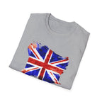Union Jack Paint Brush UK Flag T-Shirt — British Pride Graphic Tee