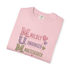 MUM Acronym T-Shirt – "Mildly Unhinged, Multitasker" Funny Mom Shirt