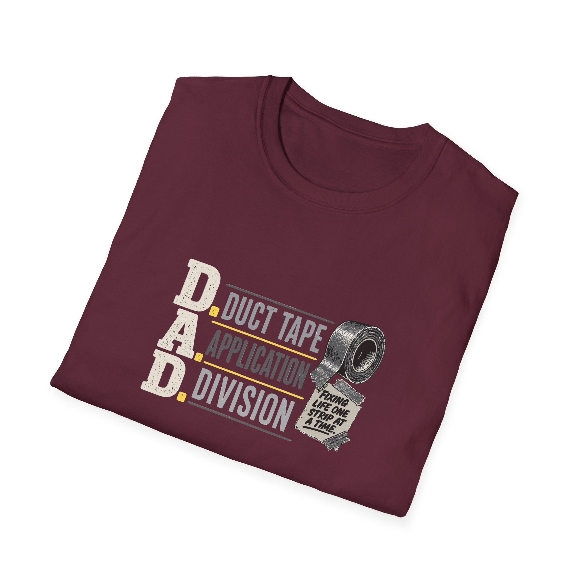 D.A.D. Duct Tape Application Division T-Shirt — Funny DIY Repair Tee