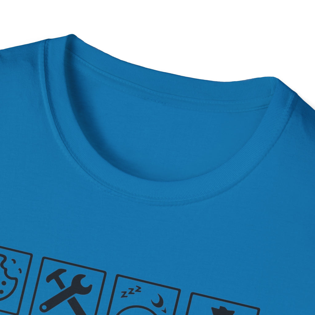 Grandpa Warning T-Shirt — "Spoils Grandkids & Hands Out Biscuits" Funny Grandpa Gift