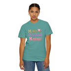 Mom Acronym Graphic T-Shirt — “M.O.M. Mess Overload Mini-Hugs” Cute Pastel Mothers Day Tee