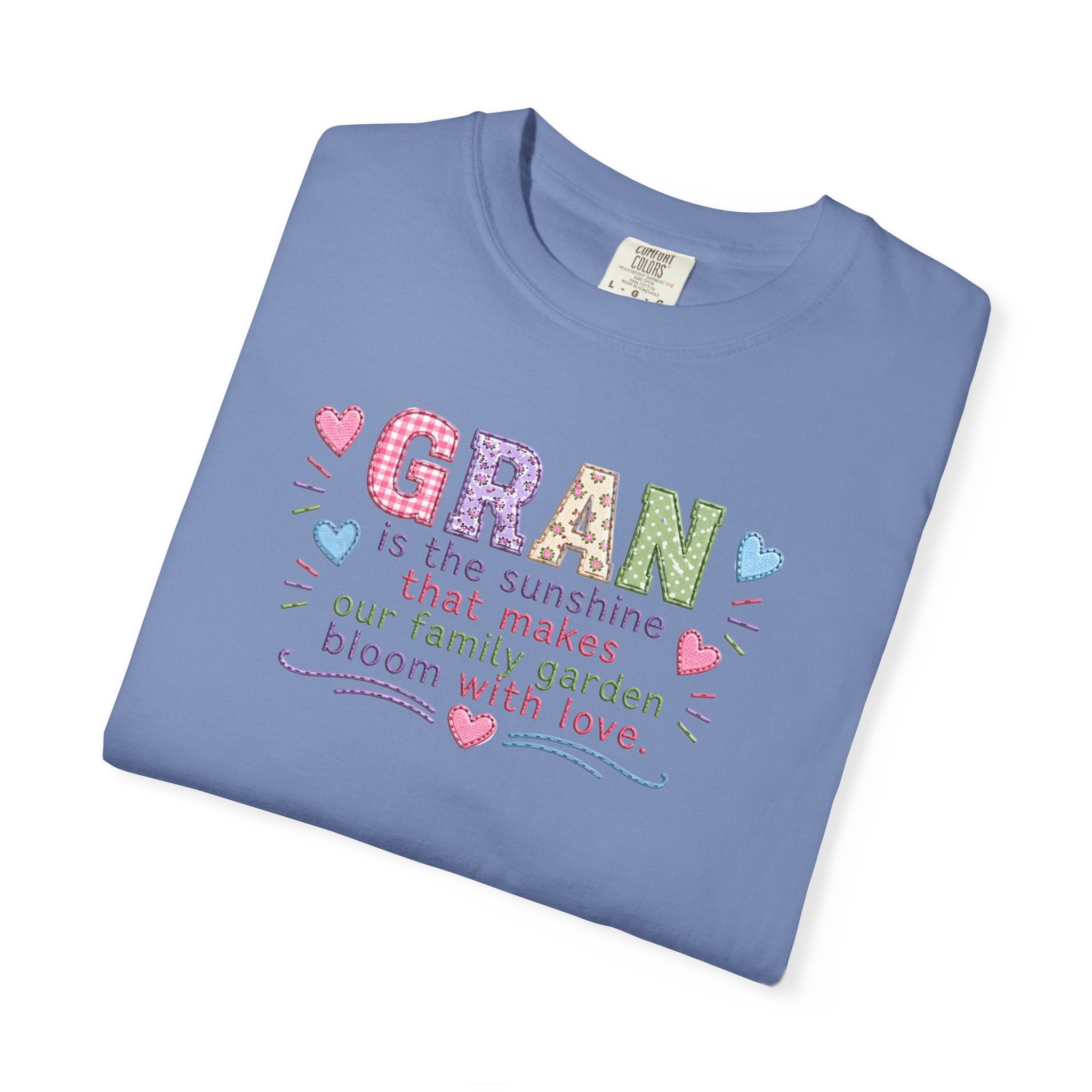 Grandma Floral T-Shirt — "GRAN is the sunshine that makes our family garden bloom with love"