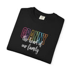 Grandma T-Shirt — "Grandma the Heart of Our Family" Pastel Comfort Tee