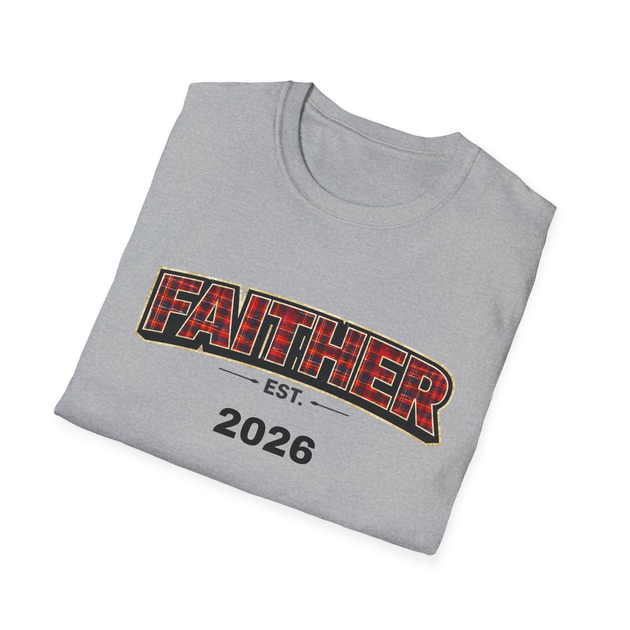 FAITHER Tartan Est- Personalised T-Shirt