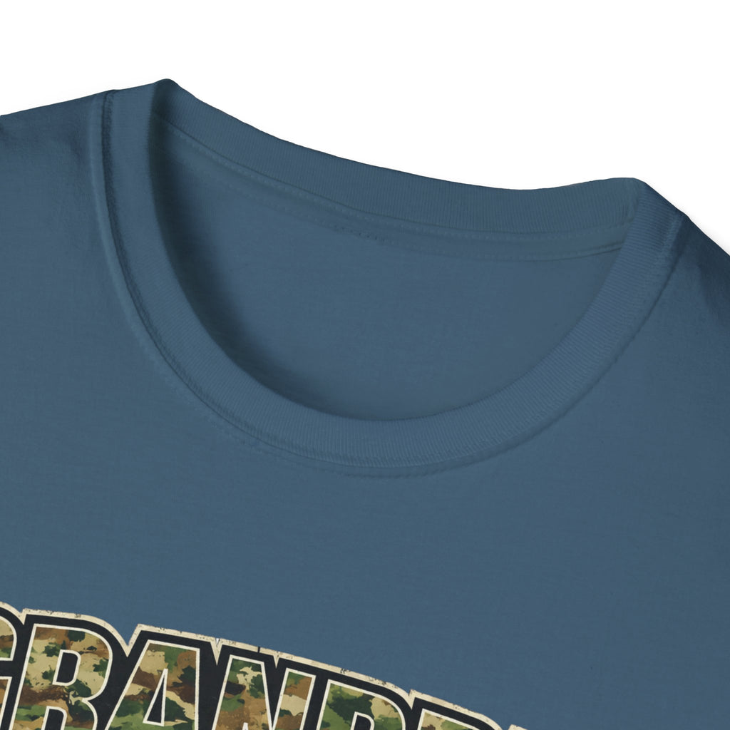 Grandpa T-Shirt – Camo 'Grandpa' Design with EST. 2026 – New Grandpa Gift