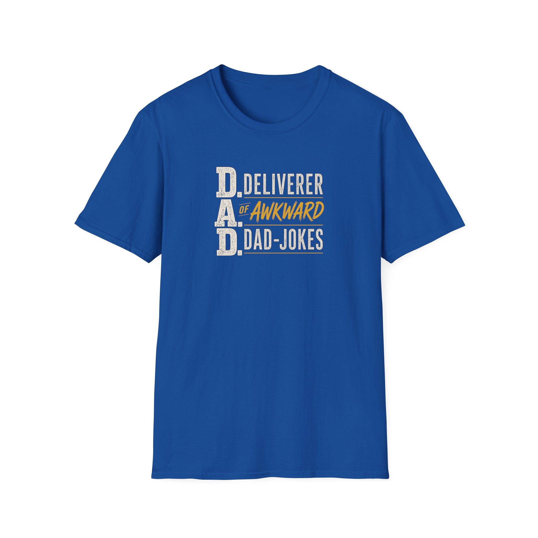 Dad T‑Shirt — D.A.D. "Deliverer of Awkward Dad‑Jokes" Funny Fathers Day Tee