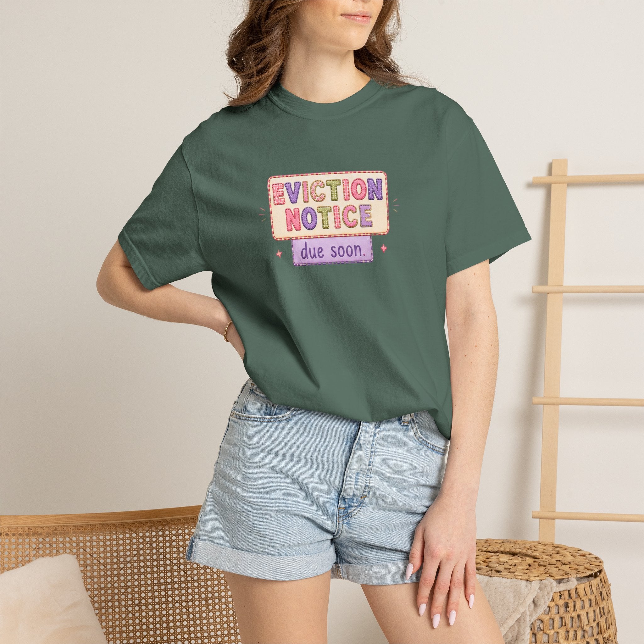 Eviction Notice "Due Soon" Graphic T-Shirt