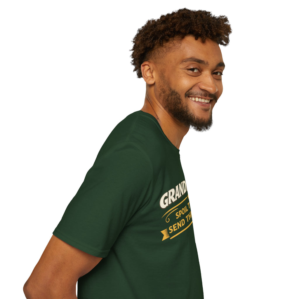 Grandpa Life T-Shirt — "Spoil Them & Send Them Home" Funny Grandpa Tee