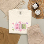 MUM Heart Patch Graphic T-Shirt — Cute Floral Mother’s Day Gift