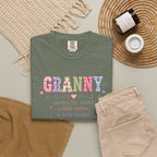 Granny Floral Graphic T-Shirt — "Granny makes the world a little softer, a little kinder, a little warmer"