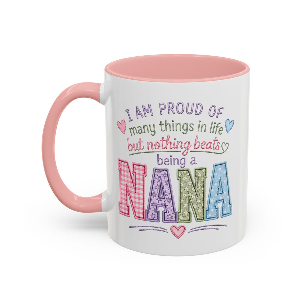 Mama Coffee Mug — 'Mama' Color Accent Ceramic Cup for Mother's Day & Everyday