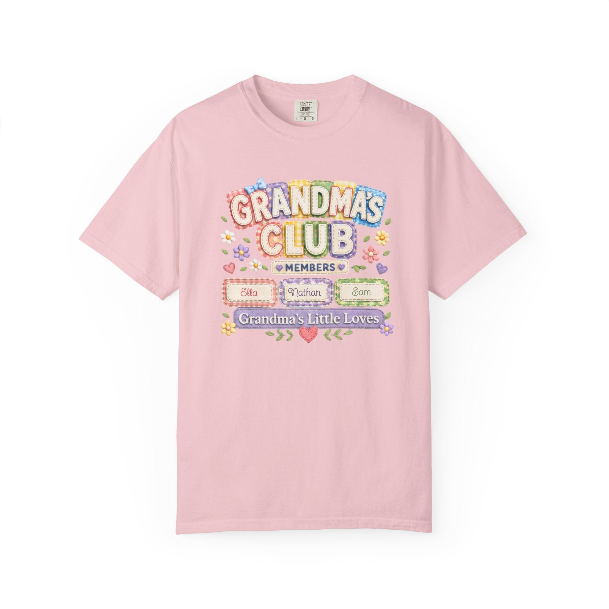 Grandmas Club T-Shirt — Grandma’s Little Loves Graphic Tee