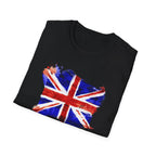 Union Jack Paint Brush UK Flag T-Shirt — British Pride Graphic Tee