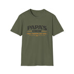 Papa's Crew T-Shirt — "Small Humans, Big Love" Grandpa Gift